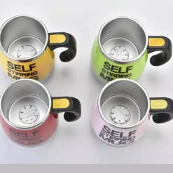 TAZZA BICCHIERE AUTOMESCOLANTE CILI STIRRING MUG PER CAPPUCCINO LATTE COLAZIONE