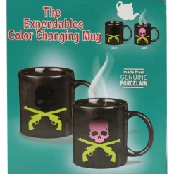 TAZZA IN CERAMICA MAGICA CON TESCHIO TEMPERATURA FREDDO CALDO PER COLAZIONE