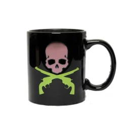 TAZZA IN CERAMICA MAGICA CON TESCHIO TEMPERATURA FREDDO CALDO PER COLAZIONE