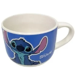 TAZZA IN CERAMICA STITCH MUG TAZZONE COLAZIONE LATTE CAPPUCCINO PER BAMBINI