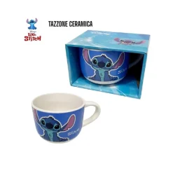 TAZZA IN CERAMICA STITCH MUG TAZZONE COLAZIONE LATTE CAPPUCCINO PER BAMBINI