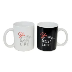TAZZA MUG IN CERAMICA SCRITTA YOU ARE THE BEST OF MY LIFE LATTE COLAZIONE 211168