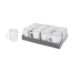 TAZZA TAZZONE IN CERAMICA BIANCA LATTE TISANA COLAZIONE MUG CON MANICO 191836