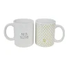 TAZZA TAZZONE MUG IN CERAMICA DECORATA VARIE SCRITTE PER LATTE COLAZIONE 211167