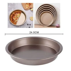TEGLIA DA FORNO PER TORTE DOLCI CROSTATE STAMPO IN ACCIAIO TORTIERA 24.5CM 98674