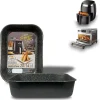 TEGLIA RETTANGOLARE LASAGNERA ALTA 20X14XH5CM PER FRIGGITRICE AD ARIA FORNO 054064