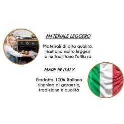 TEGLIA RETTANGOLARE SFORNATUTTO PICCOLO 27X19XH6CM PER FRIGGITRICE AD ARIA FORNO 054040