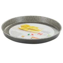 TEGLIA STAMPO TORTIERA FOCACCIA ROTONDA DA Ø24 CM ANTIADERENTE ANTIGRAFFIO 037104M
