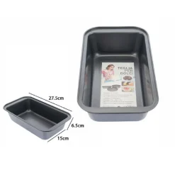 TEGLIA TORTIERA ANTIADERENTE RETTANGOLARE FORNO DOLCE SALATO 15X27.5X6.5CM 59951