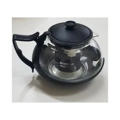 TEIERA IN VETRO TISANIERA TISANA CON FILTRO STANTUFFO REMOVIBILE 750ML X INFUSI