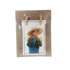 TELA PANNELLO CON MOLLETTE APPENDI MEMO FOTO PORTA PORTAFOTO PER FOTO CORNICE