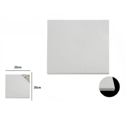 TELA TELAIO PER PITTURA BIANCO 20X20X1.5 CM QUADRATO UNIVERSALE ARTISTI 53414A