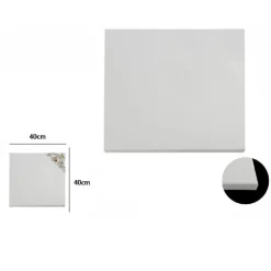 TELA TELAIO PER PITTURA BIANCO 40X40X1.6 CM QUADRATO UNIVERSALE ARTISTI 53992A