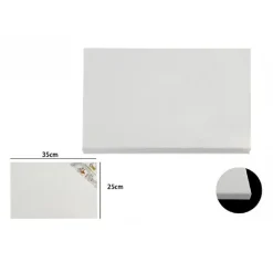 TELA TELAIO PER PITTURA BIANCO 35X25X1.5CM RETTANGOLARE 53415A UNIVERSALE ARTISTI