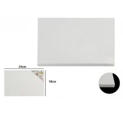 TELA TELAIO PITTURA BIANCO 24X18X1.5CM RETTANGOLARE UNIVERSALE ARTISTI 53412A
