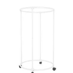 TELAIO CIRCOLARE TONDO CON RUOTE 360° SUPPORTO ROTANTE PER NEGOZIO ABBIGLIAMENTO