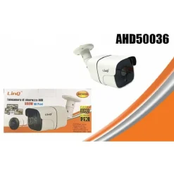 TELECAMERA DI SICUREZZA PER DVR AHD VISIONE NOTTURNA 3.6MM 500W 1080P AHD50036
