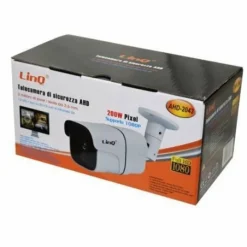 TELECAMERA DI SICUREZZA PER DVR AHD VISIONE NOTTURNA 3.6MM 200W 2MP 1080P AHD-2043