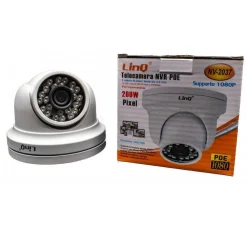 TELECAMERA DI SICUREZZA SOFFITTO POE 2MPX AHD-2037 12LED 24 INFRAROSSI 200W IP66