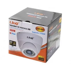 TELECAMERA DI SICUREZZA SOFFITTO AHD-4007 12LED 24 INFRAROSSI 400W FULL HD 1440P