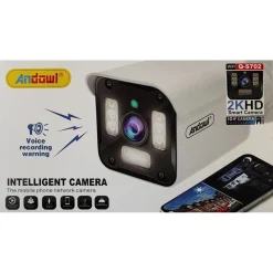 TELECAMERA DI SORVEGLIANZA SICUREZZA Q-S702 IP WIFI 2K HD PER TELEFONI CELLULARI