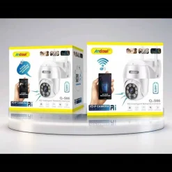 TELECAMERA DI SORVEGLIANZA DI SICUREZZA INTELLIGENTE DI RETE HD WIFI 5.0MP Q-S66