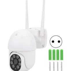 TELECAMERA DI SORVEGLIANZA DI SICUREZZA INTELLIGENTE DI RETE HD WIFI 5.0MP Q-S66