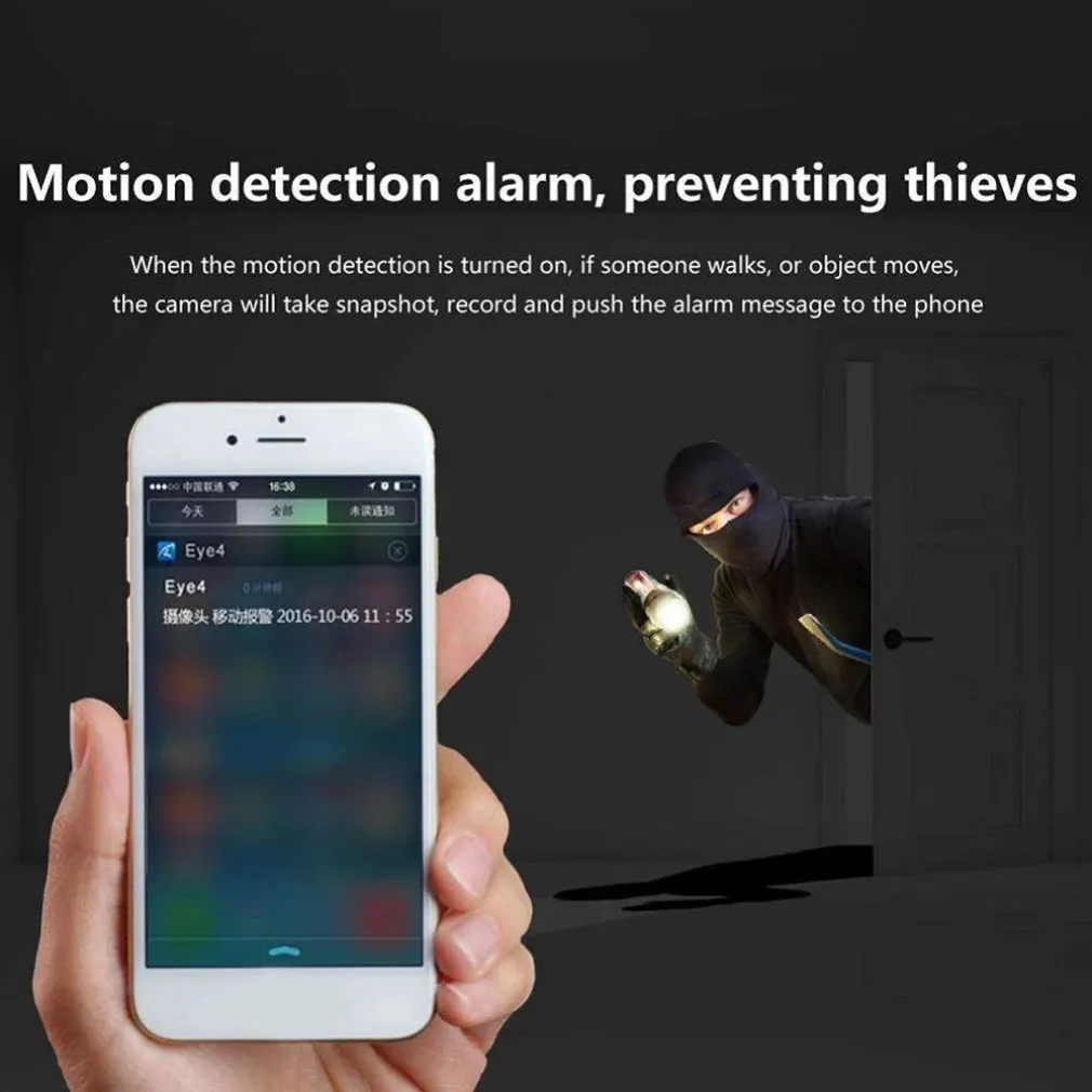 TELECAMERA IP CON RILEVAMENTO MOVIMENTO Q-SX910 1080P WIRELESS CLOUD NANNY CAM