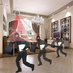 TELECAMERA IP CON RILEVAMENTO MOVIMENTO Q-SX910 1080P WIRELESS CLOUD NANNY CAM