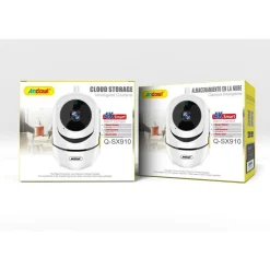 TELECAMERA IP CON RILEVAMENTO MOVIMENTO Q-SX910 1080P WIRELESS CLOUD NANNY CAM