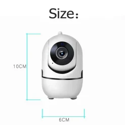 TELECAMERA IP CON RILEVAMENTO MOVIMENTO Q-SX910 1080P WIRELESS CLOUD NANNY CAM
