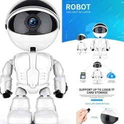 TELECAMERA IP SORVEGLIANZA ROBOT Q-S39 5.0 MP ROBOT SMART CAMERA 1080P SICUREZZA