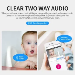 TELECAMERA IP SORVEGLIANZA ROBOT Q-S39 5.0 MP ROBOT SMART CAMERA 1080P SICUREZZA