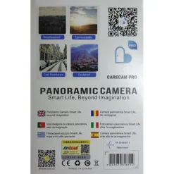TELECAMERA PTZ PANORAMICA SMART IP 1080P Q-S902 WIFI 2K HD SORVEGLIANZA SICUREZZA