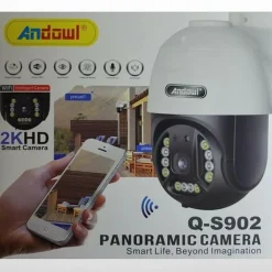 TELECAMERA PTZ PANORAMICA SMART IP 1080P Q-S902 WIFI 2K HD SORVEGLIANZA SICUREZZA