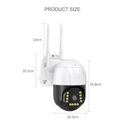 TELECAMERA PTZ PANORAMICA SMART IP 1080P Q-S902 WIFI 2K HD SORVEGLIANZA SICUREZZA