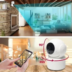 TELECAMERA SICUREZZA INTELLIGENTE 5.0MP Q-S5 IP CAMERA SMART MULTIFUNZIONE WIFI