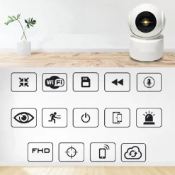 TELECAMERA SICUREZZA INTELLIGENTE 5.0MP Q-S5 IP CAMERA SMART MULTIFUNZIONE WIFI