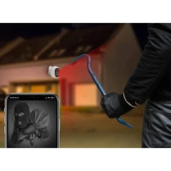 TELECAMERA SORVEGLIANZA IP WIFI IMPERMEABILE VISIONE NOTTURNA HD ESTERNI Q-S703