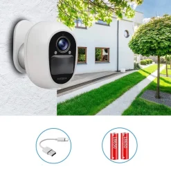 TELECAMERA SORVEGLIANZA IP WIFI IMPERMEABILE VISIONE NOTTURNA HD ESTERNI Q-S703
