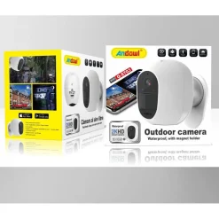 TELECAMERA SORVEGLIANZA IP WIFI IMPERMEABILE VISIONE NOTTURNA HD ESTERNI Q-S703