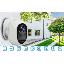 TELECAMERA SORVEGLIANZA IP WIFI IMPERMEABILE VISIONE NOTTURNA HD ESTERNI Q-S703