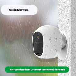 TELECAMERA SORVEGLIANZA IP WIFI IMPERMEABILE VISIONE NOTTURNA HD ESTERNI Q-S703