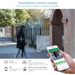 TELECAMERA WIFI DOME PTZ IP CAMERA SORVEGLIANZA 1080P 2MP AUDIO BIDIREZIONALE