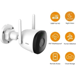 TELECAMERA WIFI ESTERNA 1080P IP67 VISIONE NOTTURNA 30MT COMPATIBILE CON ALEXA