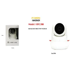 TELECAMERA WIFI FULL HD VIDEOCAMERA VIDEOSORVEGLIANZA IP CAMERA MAXTECH 18YC200