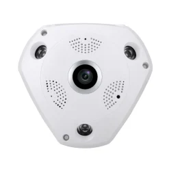TELECAMERA WIFI PANORAMICA IP GRANDANGOLO 360° VRCAM FISHEYE 4 TELECAMERE IN 1