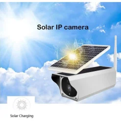 TELECAMERA WIFI PER ESTERNI CON PANNELLO SOLARE PER UTILIZZO CONTINUO CW489