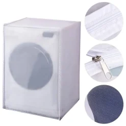 TELO COPRI LAVATRICE DA ESTERNO COPERTURA IMPERMEABILE CERNIERA 57X62X82CM 59490