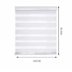 TENDA A RULLO DOPPIO OSCURANTE INTERNI SENZA FORATURA AVVOLGIBILE FINESTRE PORTE